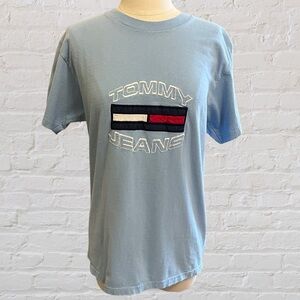 Light blue Tommy Hilfiger men's t-shirt